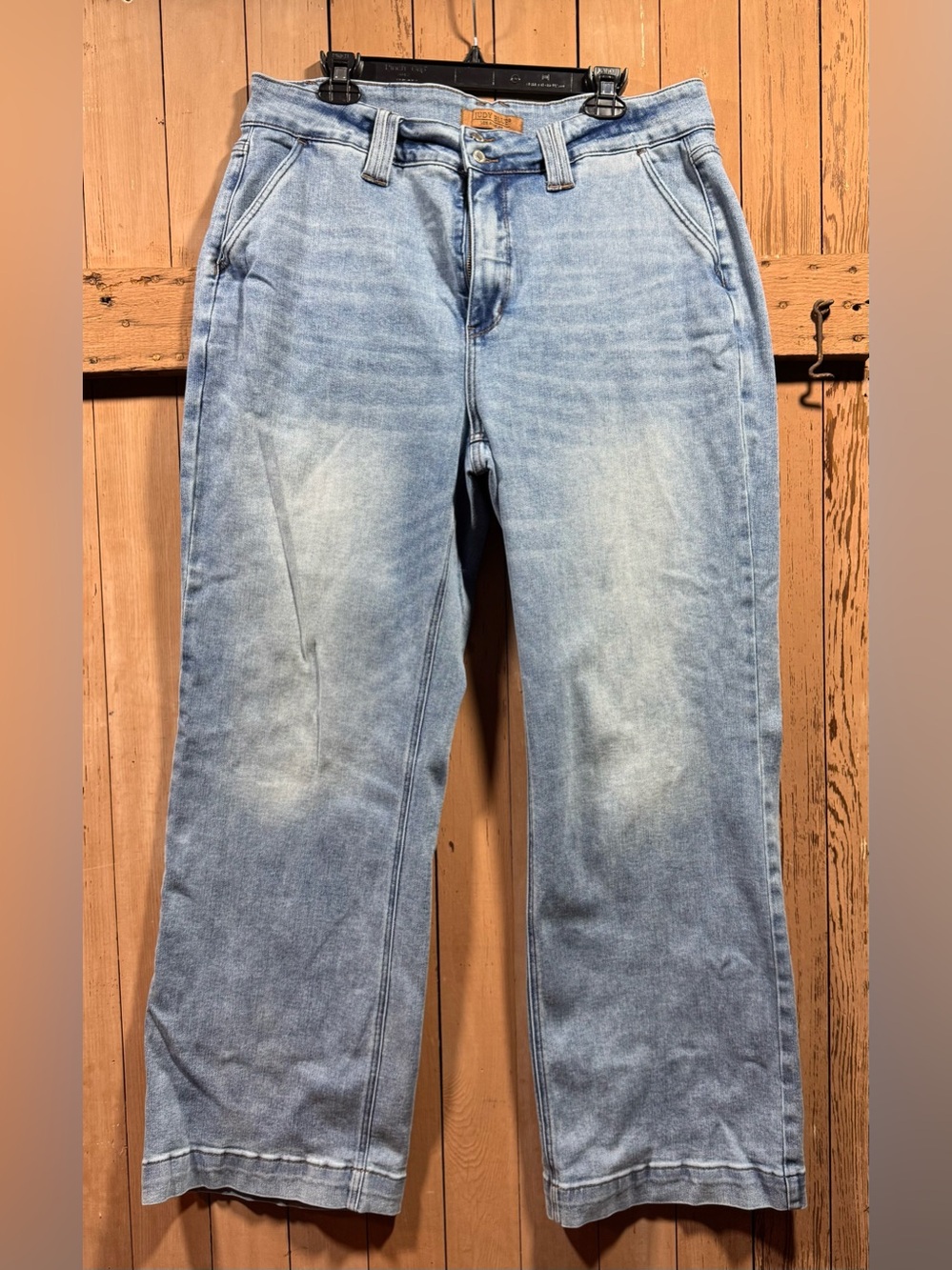 Judy Blue Light Blue Wide Leg Flare Jeans